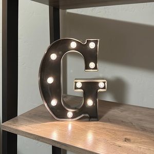 Light up Letter ( G B C S U O)